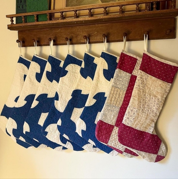 Other - Christmas Stocking Upcycled from a Vintage Quilt